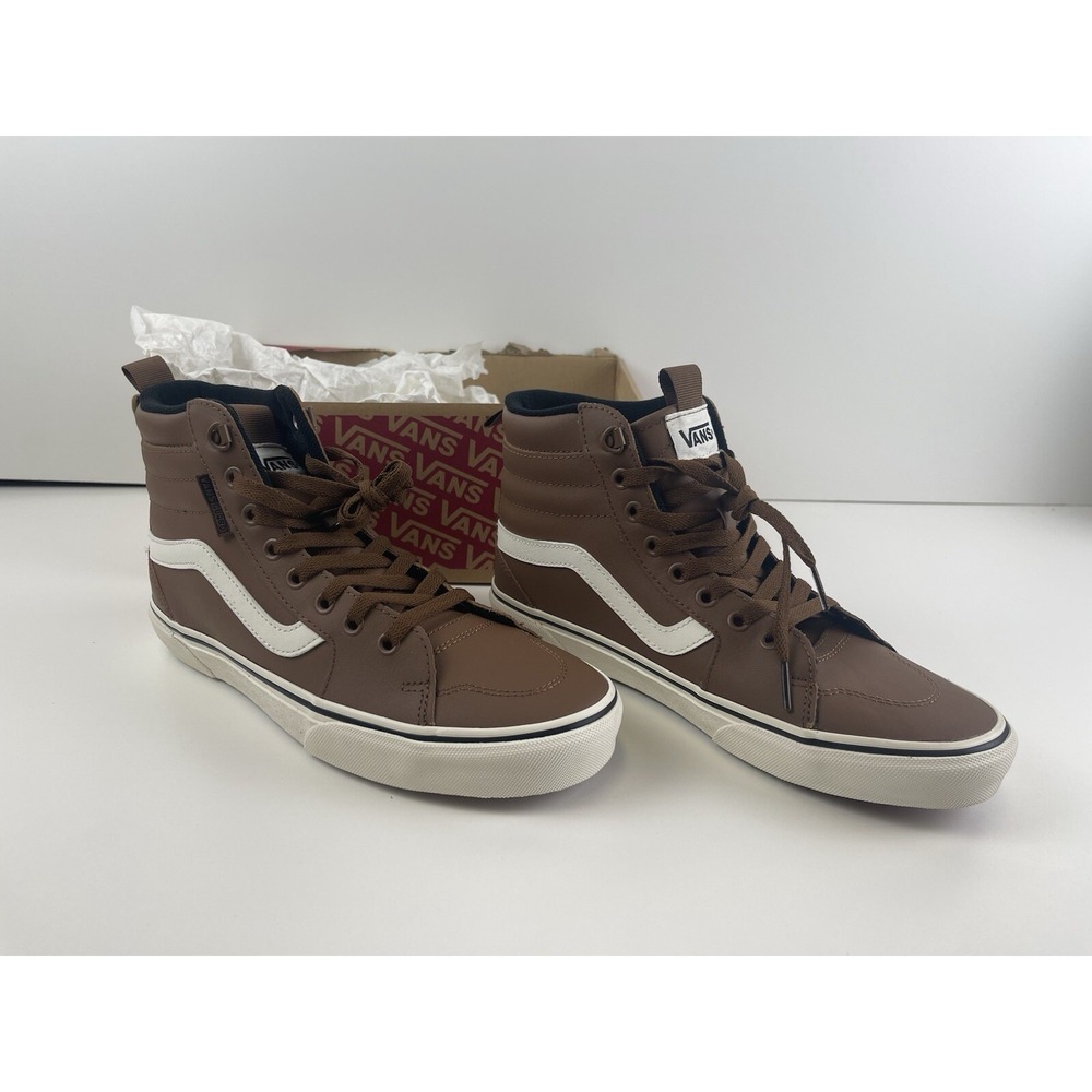 Vans Filmore Hi VansGuard Mens Sneakers Size 8.5 Brown Leather‎ Casual